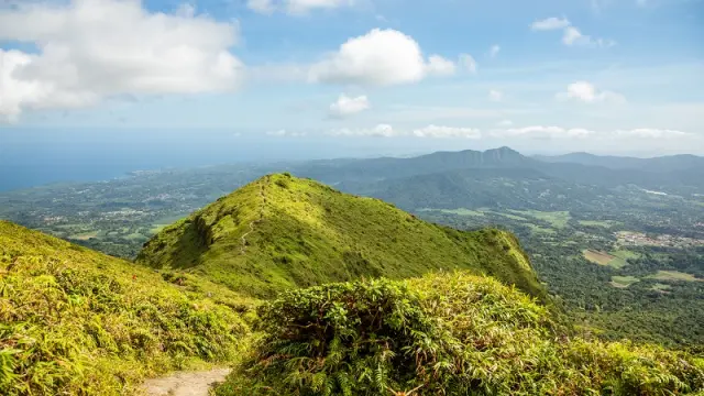 Mount Pelee Volcano Viewpoint Morne-Rouge Martinique