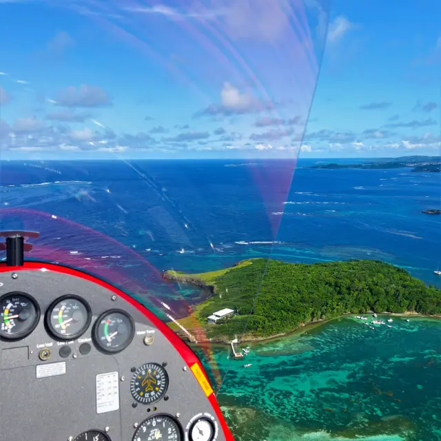 Aerodream Autogire Ilet Thierry Baignoire de Joséphine François Martinique