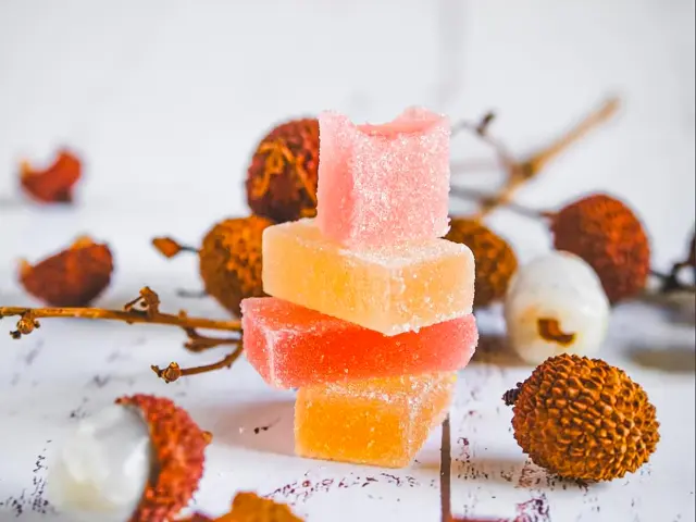 Pâte de fruit letchi Frères Lauzéa Lamentin Martinique