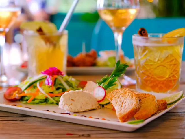 Entrée Restaurant Le Jardin des lucioles Tartane Trinité Martinique