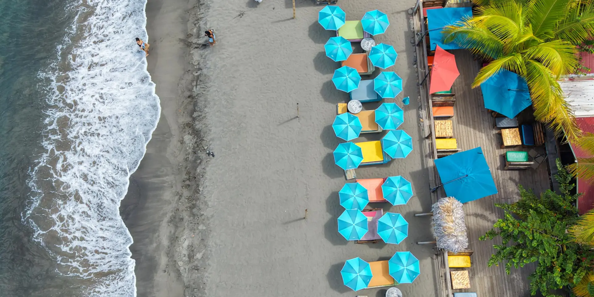 Plage du coin Restaurant Wahoo Café Carbet Martinique