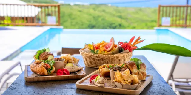 Brunch Résidence Cap Cabaret Kreol' Lodge Sainte-Anne Martinique