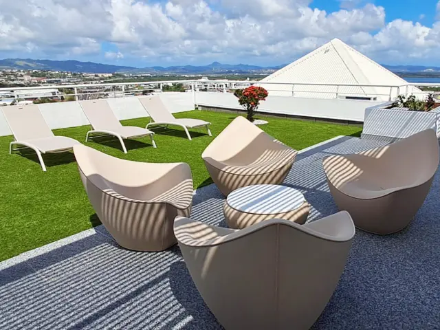 Rooftop Karibeavalmenierehotel Fortdefrance Martinique